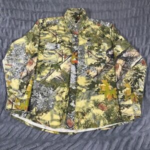 Kings Outdoor World Mountain Shadow Camo Shirt Mens 2XL Hidden Mesa Button Down